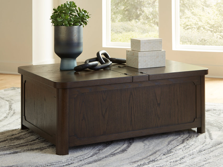 Breckington Coffee Table With Storage - Furniture Bros & Mattress (Bolingbrook, IL)