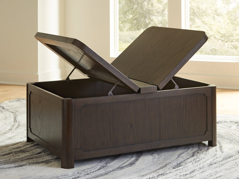 Breckington Coffee Table With Storage - Furniture Bros & Mattress (Bolingbrook, IL)