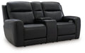 5Z-Relaxation Power Reclining Loveseat with Console - Furniture Bros & Mattress (Bolingbrook, IL)