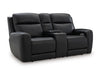 5Z-Relaxation Power Reclining Loveseat with Console - Furniture Bros & Mattress (Bolingbrook, IL)