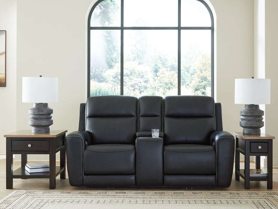 5Z-Relaxation Power Reclining Loveseat with Console - Furniture Bros & Mattress (Bolingbrook, IL)