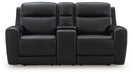 5Z-Relaxation Power Reclining Loveseat with Console - Furniture Bros & Mattress (Bolingbrook, IL)