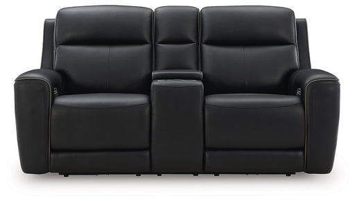 5Z-Relaxation Power Reclining Loveseat with Console - Furniture Bros & Mattress (Bolingbrook, IL)