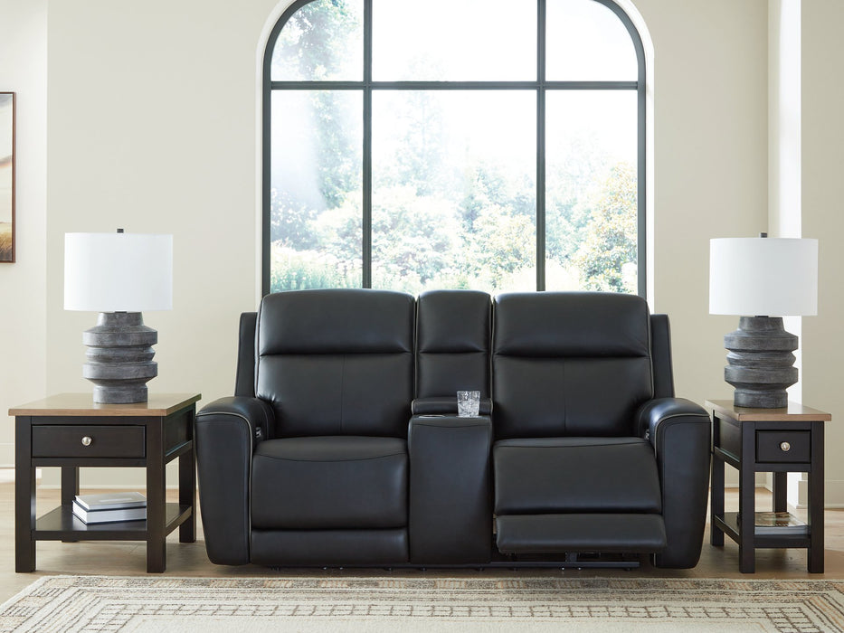 5Z-Relaxation Power Reclining Loveseat with Console - Furniture Bros & Mattress (Bolingbrook, IL)