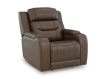 Knightington Power Recliner with Audio Seating - Furniture Bros & Mattress (Bolingbrook, IL)