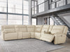 Double Deal Reclining Sectional with 2 Consoles - Furniture Bros & Mattress (Bolingbrook, IL)