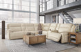 Double Deal Reclining Sectional with 2 Consoles - Furniture Bros & Mattress (Bolingbrook, IL)
