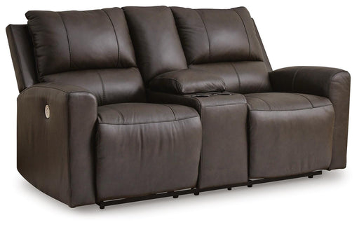 Boxmere Power Reclining Loveseat with Console - Furniture Bros & Mattress (Bolingbrook, IL)