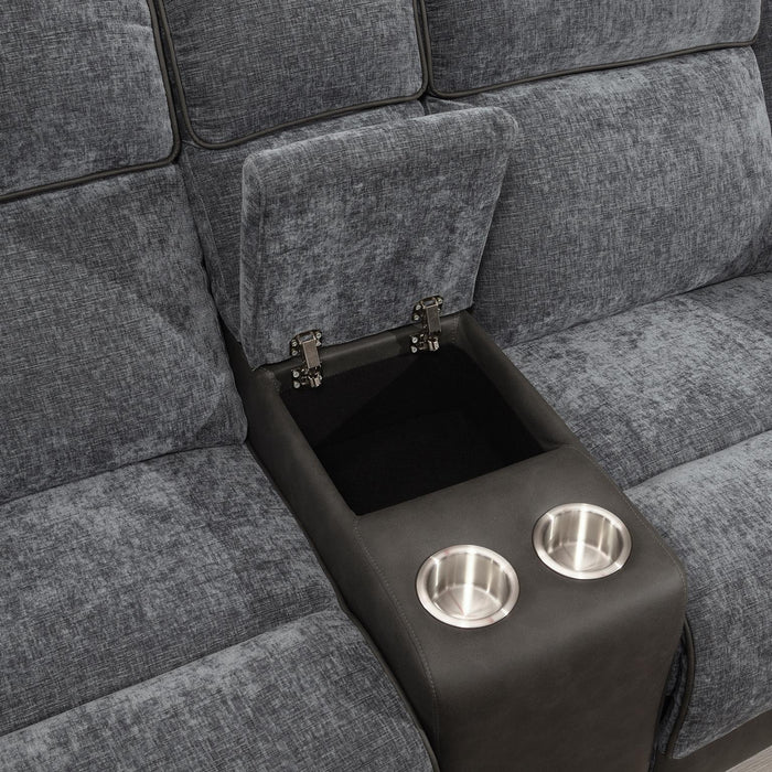 Gray Motion Loveseat