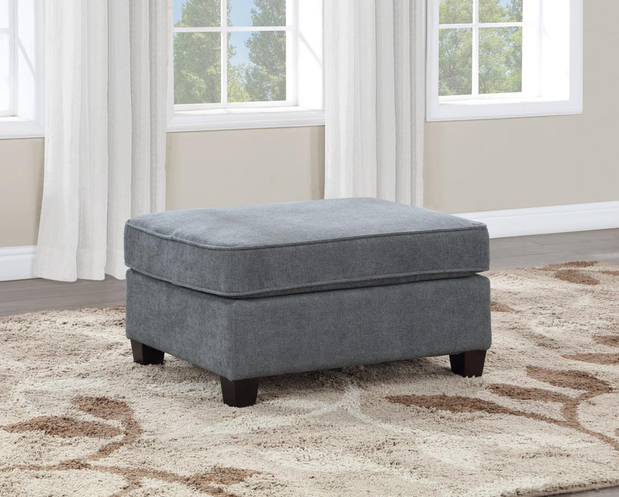 U279 Gray Fabric Chair With 2 Pillows