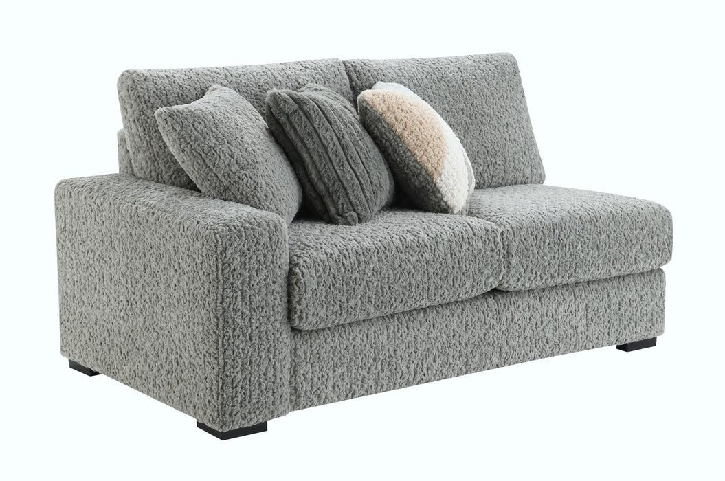Gray Corduroy Console