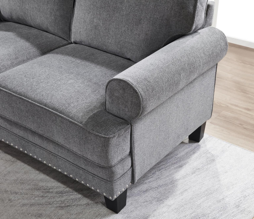 Gray Loveseat