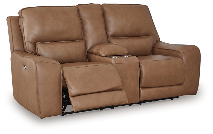 DeepWakes Power Reclining Loveseat with Console - Furniture Bros & Mattress (Bolingbrook, IL)