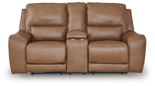 DeepWakes Power Reclining Loveseat with Console - Furniture Bros & Mattress (Bolingbrook, IL)