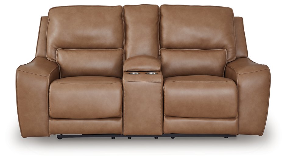 DeepWakes Power Reclining Loveseat with Console - Furniture Bros & Mattress (Bolingbrook, IL)