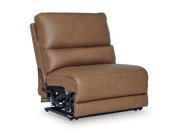 DeepWakes Reclining Sectional with Storage Console - Furniture Bros & Mattress (Bolingbrook, IL)