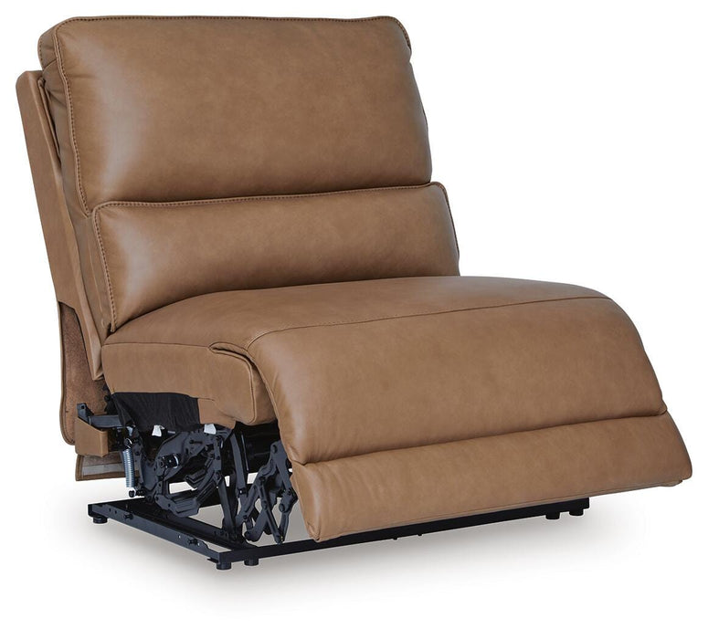 DeepWakes Reclining Sectional with Storage Console - Furniture Bros & Mattress (Bolingbrook, IL)