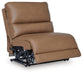 DeepWakes Reclining Sectional with Storage Console - Furniture Bros & Mattress (Bolingbrook, IL)