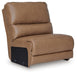 DeepWakes Reclining Sectional with Storage Console - Furniture Bros & Mattress (Bolingbrook, IL)