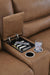 DeepWakes Reclining Sectional with Storage Console - Furniture Bros & Mattress (Bolingbrook, IL)