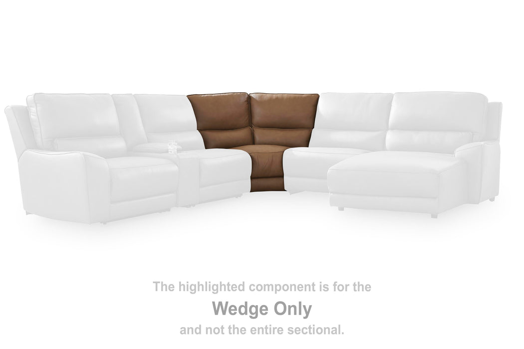 DeepWakes Reclining Sectional with Storage Console - Furniture Bros & Mattress (Bolingbrook, IL)