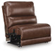 DeepWakes Reclining Sectional with Storage Console - Furniture Bros & Mattress (Bolingbrook, IL)