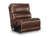 DeepWakes Reclining Sectional with Storage Console - Furniture Bros & Mattress (Bolingbrook, IL)