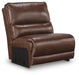 DeepWakes Reclining Sectional with Storage Console - Furniture Bros & Mattress (Bolingbrook, IL)