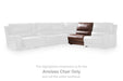 DeepWakes Reclining Sectional with Storage Console - Furniture Bros & Mattress (Bolingbrook, IL)