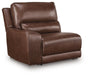 DeepWakes Reclining Sectional with Storage Console - Furniture Bros & Mattress (Bolingbrook, IL)