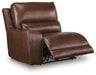 DeepWakes Reclining Sectional with Storage Console - Furniture Bros & Mattress (Bolingbrook, IL)