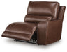 DeepWakes Reclining Sectional with Storage Console - Furniture Bros & Mattress (Bolingbrook, IL)