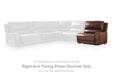 DeepWakes Reclining Sectional with Storage Console - Furniture Bros & Mattress (Bolingbrook, IL)