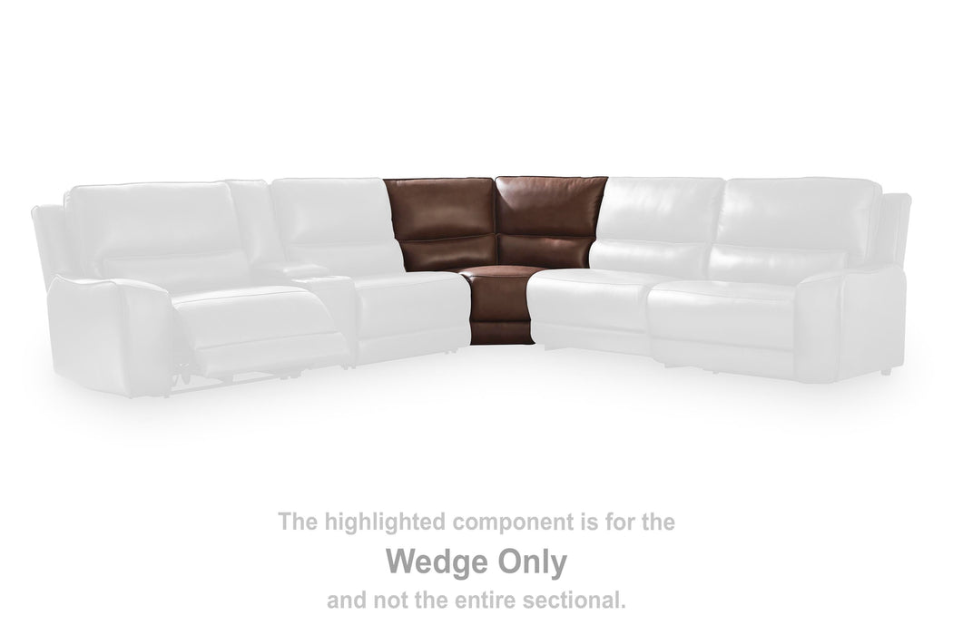 DeepWakes Reclining Sectional with Storage Console - Furniture Bros & Mattress (Bolingbrook, IL)