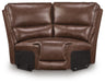 DeepWakes Reclining Sectional with Storage Console - Furniture Bros & Mattress (Bolingbrook, IL)