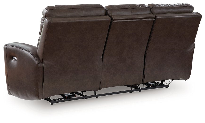 Crossplex Power Reclining Sofa - Furniture Bros & Mattress (Bolingbrook, IL)