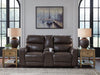 Crossplex Power Reclining Loveseat with Console - Furniture Bros & Mattress (Bolingbrook, IL)