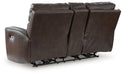 Crossplex Power Reclining Loveseat with Console - Furniture Bros & Mattress (Bolingbrook, IL)