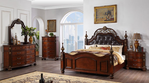 Allegra KING BED - B065-K - Furniture Bros & Mattress (Bolingbrook, IL)