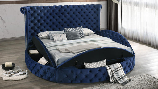 Silvia KING BED W/BLUETOOTH SPEAKER & USB - B550-K - Furniture Bros & Mattress (Bolingbrook, IL)