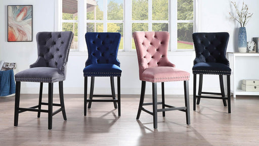 Diana PUB CHAIR (2/BOX) - D2081-GY - Furniture Bros & Mattress (Bolingbrook, IL)