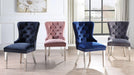 Daria SIDE CHAIR (2/BOX) - D2082-PNK - Furniture Bros & Mattress (Bolingbrook, IL)