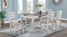 Valeria RECTANGULAR DINING TABLE W/STORAGE - D117-T - Furniture Bros & Mattress (Bolingbrook, IL)