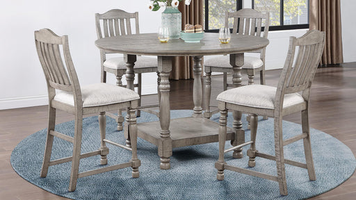 Sulpicia TABLE & 4 CHAIRS - D114 - Furniture Bros & Mattress (Bolingbrook, IL)