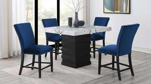 Cooper FAUX COUNTER HEIGHT TABLE - D138-T - Furniture Bros & Mattress (Bolingbrook, IL)