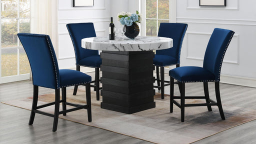 Cora ROUND COUNTER HEIGHT TABLE - D141-T - Furniture Bros & Mattress (Bolingbrook, IL)