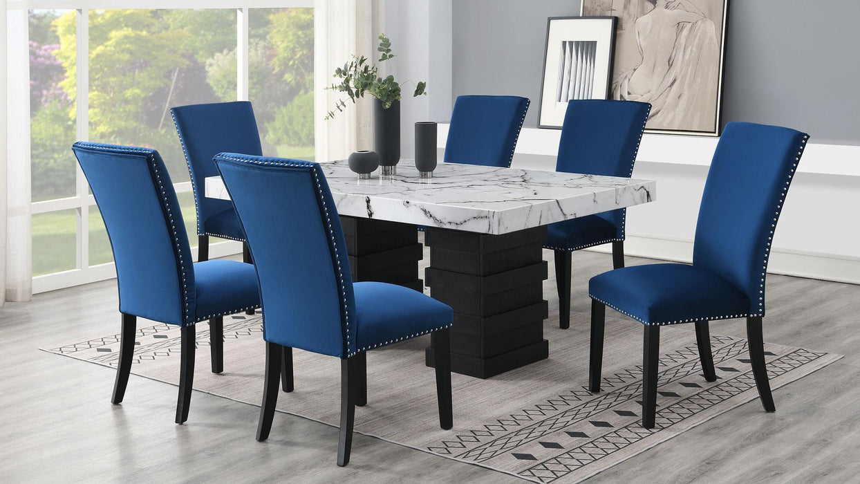 Cordelia FAUX DINING TABLE - D139-T - Furniture Bros & Mattress (Bolingbrook, IL)