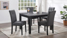 Orion DINING TABLE W/ 4 CHAIRS - D200-5 - Furniture Bros & Mattress (Bolingbrook, IL)