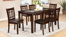 Consortia TABLE & 6 CHAIRS - D256-7 - Furniture Bros & Mattress (Bolingbrook, IL)
