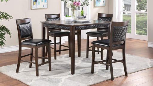 Tamar TABLE & 6 CHAIRS - D299 - Furniture Bros & Mattress (Bolingbrook, IL)
